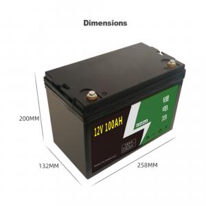 12V100AH 磷酸鐵鋰電池